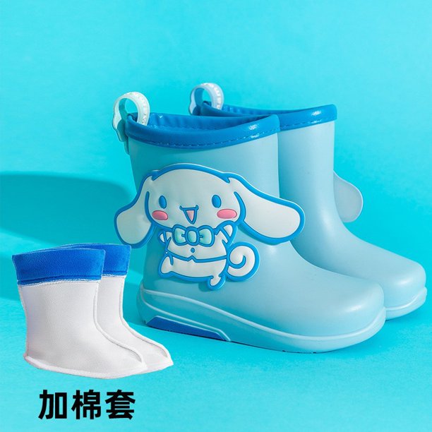 Botas de lluvia de dibujos animados para niños Sanrio Four Seasons, botas de lluvia Coolomi Hello Kitty para jardín de infantes, zapatos de agua antideslizantes para exteriores, venta al por mayor