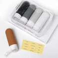 thumbnail image 3 of Juego De 5 Botellas De Viaje De Silicona, Contenedor De Tamaño De Viaje De 3 Oz Xtellar multicolor, 3 of 4