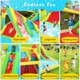 thumbnail image 3 of Veeboto Inflatable Water Slide with Blower, Water Park with Ball Pool, Slide, Boxing Ring, Climbing Wall, Basketball Stand, Indoor Outdoor Bounce House for Backyard Party, Birthday Gift, Wet & Dry, 3 of 8