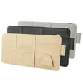 thumbnail image 3 of Fmxomd Car Sun Visor Organizer Sunglass Holder for Car Auto Interior Accessories Pocket Organizer Storage Pouch Holder for Car Bag for Card, Pen, Key, Sunglasses, Cash, 3 of 4