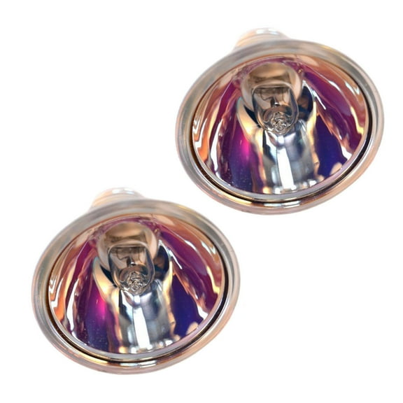 HQRP 2-Pack 12V 100W MR16 Shape GZ6.35 Bi-Pin Base Halogen Lamp Bulb for Chinon DS-300 SP-330 SP-350