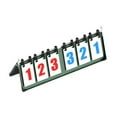 thumbnail image 1 of Marcón deportivo, tablero de puntuación de números de flip, puntaje de puntaje de mesa impermeable Flip Score para la mesa de fútbol tenis bádminton, Número de 6 dígitos, 1 of 8