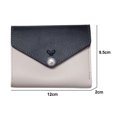 thumbnail image 2 of Soft Leather Small Wallets for Women Men Organizer Credit Card Holders with Coin Pocket - black, 2 of 5