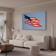 thumbnail image 3 of American Flag Canvas Poster Bedroom Decor Sports Landscape Office Room Decor Gift,Frame-style,20x30inch(50x75cm), 3 of 8