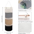 thumbnail image 2 of 2 Pieces Cotton Linen Storage Bags, Wall Storage Bags, with 3 Pockets, for Blind Remote Control, Glasses, Jewelry, Socks, Charger, Keys, 2 of 5