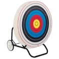 thumbnail image 2 of Bear Archery Durable, Powder-Coated Wheeled Black Target Stand for Use with 35" and 48" Targets, 2 of 2