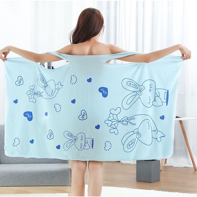 Quick Dry Absorb Water Wearable Bath Towel