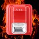 thumbnail image 2 of Sound and Light Fire Alarm Sound and Light Warning for Home Farm Villa Hotels Markets, 2 of 8