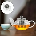 thumbnail image 4 of Glass Teapot Portable Tea Kettle Transparent Teapot Glass Teapot with Infuser for Home, 4 of 8