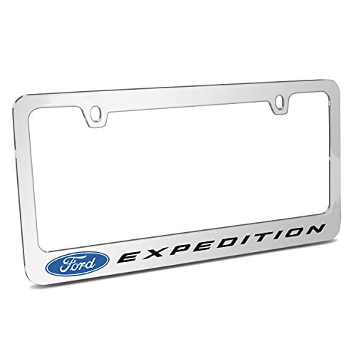 Ford Expedition Chrome Metal License Plate Frame