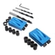thumbnail image 4 of Juego de 7 piezas Kenally Carpintería de precisión Localizador de agujeros inclinados Accesorios de taladro, 4 of 6