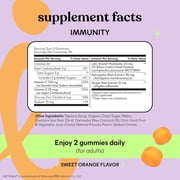 Lemme Immunity Daily Wellness Gummies, Sweet Orange Flavored, 60 Count