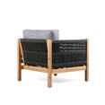 thumbnail image 3 of Armen Living Chaise Longue Patio en Tissu Moderne Gris/brun, 3 of 7
