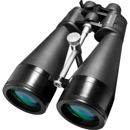 BARSKA Gladiator 25-125x80 Zoom Binoculars (Green Lens, Braced-in Tripod