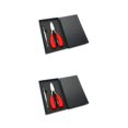 thumbnail image 4 of Minnieouse Alicates para uñas, cutículas para uñas, pedicura, cortaúñas, acero inoxidable, resorte cargado, salón portátil, tijeras de Rojo 2Conjunto, 4 of 6