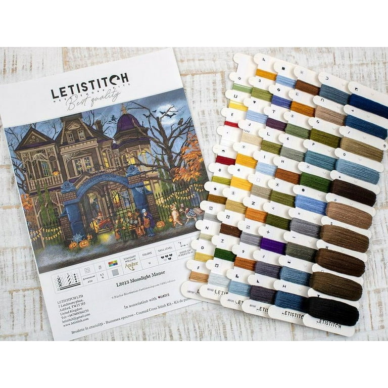 Hotsell Cross Stitch Kit LetiStitch - Moonlight Manor, L8013