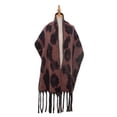 thumbnail image 4 of Bufanda cálida para mujer, chal colorido, suave, cómodo, elegante para clima frío, bufanda grande con estampado de leopardo y flecos de jacquard, bufanda larga de moda, borlas de cola de, 4 of 5