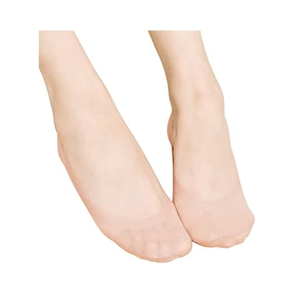 Eryueer Women's No Show Socks Low Cut Liner Socks Non Slip Nylon Footies Invisible Socks for Flats