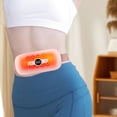 thumbnail image 1 of Dvkptbk Portable Heating Pad Heating Pad for Back with 6Heat and 6Vibration Massage Modes Portable Electric Fast Heating Belly Wrap Belt For Portable Heating Pad Home Essentials, 1 of 7