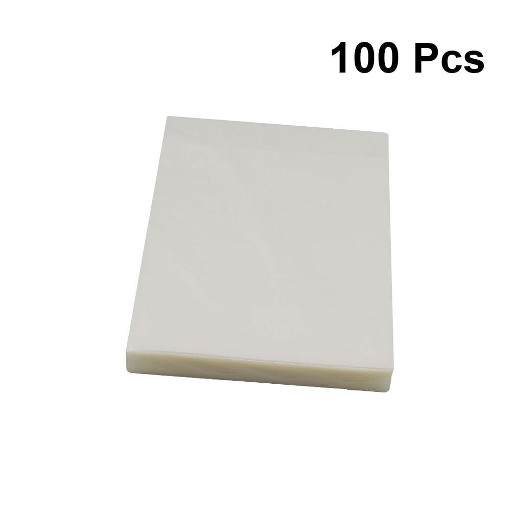 Masteelf 100 Pcs Laminating Pouches Photo Sealing Film Size 7 White