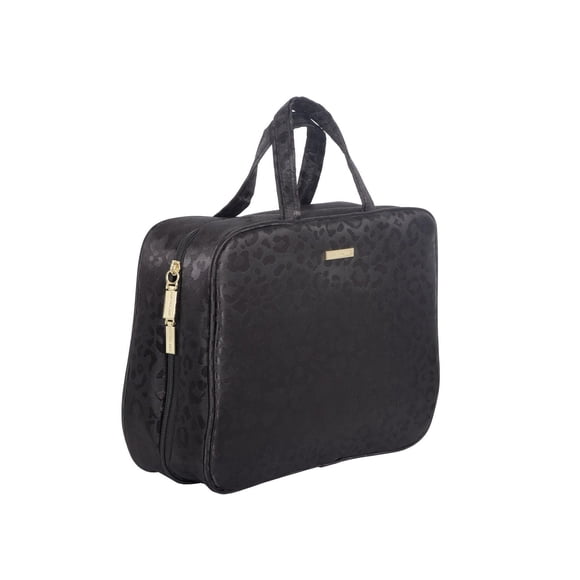 Sac de fin de semaine en jacquard guépard noir Conair