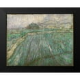thumbnail image 2 of van Gogh, Vincent 18x15 Black Modern Framed Museum Art Print Titled - Rain, 2 of 5