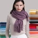 thumbnail image 2 of Bufanda de lujo para mujer, Bandana de imitación de Cachemira, chal grueso y cálido de Color sólido, pañuelo con flecos, moda de invierno Fivean unisex, 2 of 2