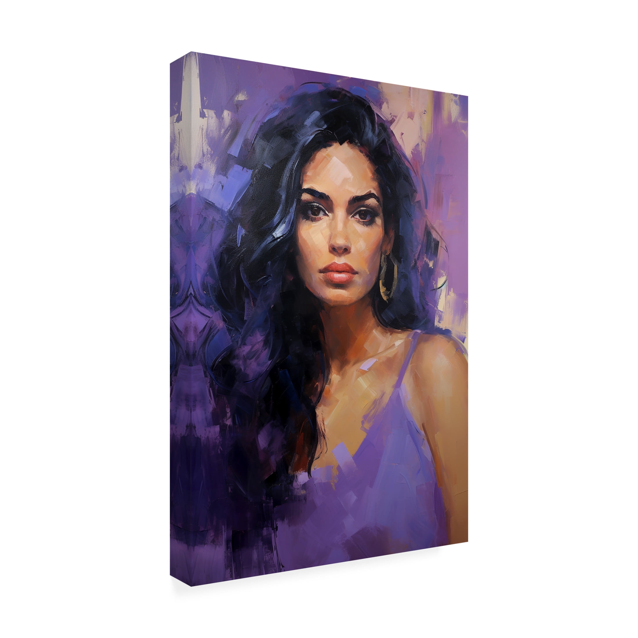 Canvas Wall Art - Ray Heere 'Colorful Model 11' Wall Art for Living Room, Bedroom, or Office Décor by Trademark Fine Art - 22 x 32 Inches