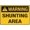 Warning Sign 3, variant on Warning 2 Man Lift Required Alert Sign - 8"x12" Metal Sign, Construction Warehouses Safety Marker