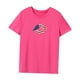 thumbnail image 3 of Camiseta de verano para mujer, suave y transpirable, con cuello redondo, para vacaciones en la calle y camping XL, 3 of 7