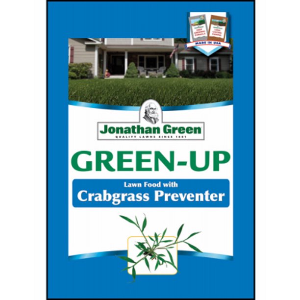 crabgrass preventer plus greenup lawn fertilizer