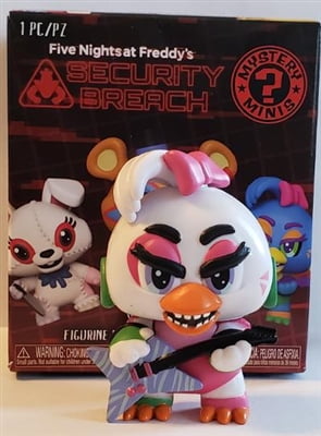 Funko Mystery Minis Five Nights At Freddy's Security Breach Glamrock Chica