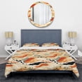 thumbnail image 3 of Designart "Sahara Mirage In Desert Yellow I" Abstract Bedding Covert Set - Modern & Contemporary Bed Set With 2 Shams, 3 of 5