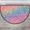 Multicolour 5, variant on CURLYOOT Glitter Half Round Door Mat, Indoor Outdoor Entrance Rug, Abstract Rainbow Semi Circular Area Rug, Non Slip Washable Absorbent Doormat, Laundry Room Rug 24'' x 36''