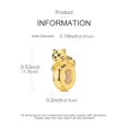 thumbnail image 5 of MULA European 925 Sterling Silver DIY Charm Animal Rubber Stopper Fixing Clip fit Bracelet for Women Jewelry Gift, 5 of 7