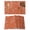 Red, variant on Fall Botanical Placemats Set of 6, Orange Autumn Maple Leaf Vintage Placemats for Dining Table, Place Mats for Kitchen Tabletop, Waterproof Wipeable Dining Table Mats Set
