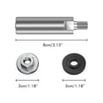 thumbnail image 2 of Angle Grinder Extension Connecting Rod,Angle Grinder Extension Connecting Thread Rotary Polisher Extension Shaft Grinder Extender Lengthen Rod Elevate Your Experience, 2 of 8