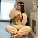 thumbnail image 4 of Conjunto de pijama cálido de Invierno para mujer, ropa de dormir de franela de manga larga con oso Panda de dibujos animados, pantalones de terciopelo, ropa de dormir para el hogar, 4 of 4