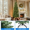 thumbnail image 5 of Dextrus 6ft Pre-Lit  Artificial Pencil Christmas Tree,Slim Fraser Fir Christmas Tree with 700 Branch Tips and 200 Lights, for Home, Office, and  Party Decor,Green, 5 of 6
