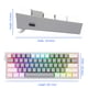thumbnail image 5 of Buen K617 RGB USB Mini teclado mecánico para jugar interruptor rojo 61 teclas cable desmontable, portátil para viajes, 5 of 5