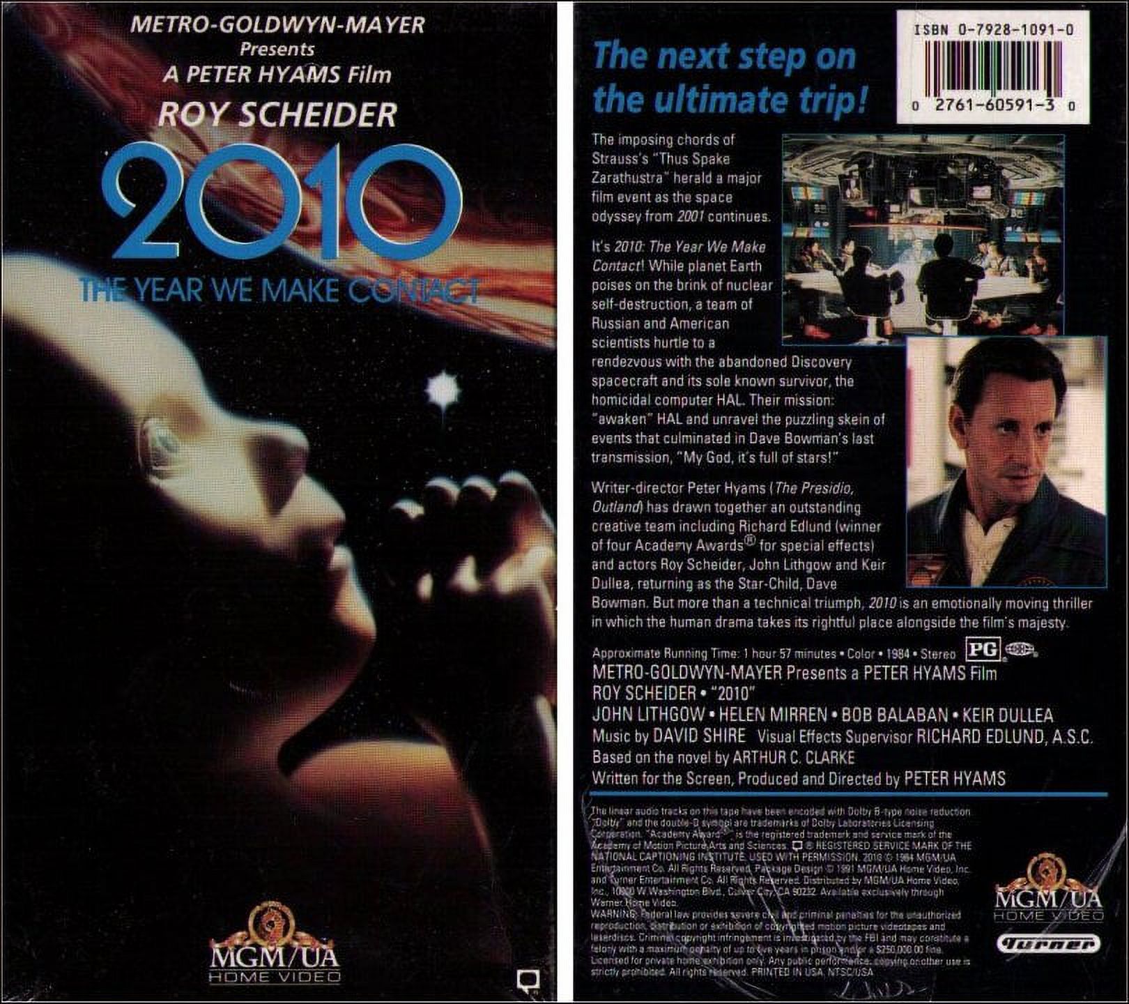 Make　Hyams　2010　Year　The　Roy　(Peter　We　Contact　Tape　VHS　Scheider)