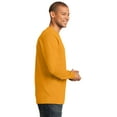 thumbnail image 3 of Port & Company - Long Sleeve Essential T-Shirt, PC61LS, Gold, S, 3 of 6