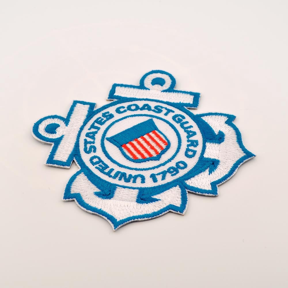 PinMart's Officially Licensed U.S. Coast Guard Embroidered Patch – Iron On - 5 Pack