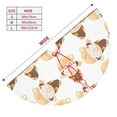 thumbnail image 3 of Lsque Cute Bee Gnome Print Christmas Tree Skirt, Tree Skirt with Ties or Velcro, Perfect for Holiday Decorations, Halloween, and New Year-48", 3 of 7