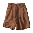 thumbnail image 5 of Vornjynx Girl Outfit Sets 2 Piece Cami Tank Tops and Shorts with Pockets Elastic Waist Comfort Soft Summer Casual Vacation Clothes Brown Size 10, 5 of 10