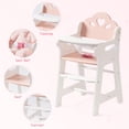 thumbnail image 3 of Trona Baby Doll ROBOTIME de madera para muñecas de 18 pulgadas, 3 of 9