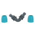 thumbnail image 3 of Conector de púas de 10 piezas 16 mm codo de 90 ° conectores de púas anticaída junta de manguera de PE para ecologización urbana invernaderos jardines, 3 of 9