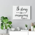 thumbnail image 5 of Scripture Walls Be Strong And Courageous Joshua 1:9 Bible Verse Canvas Christian Wall Art Ready to Hang Unframed, 5 of 12