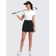 thumbnail image 5 of Falda CRZ YOGA Mini Tenis Forrada de Cintura Alta Negra, 5 of 7