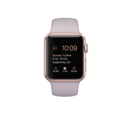 Refurbished Watch 38mm Rose Gold Aluminum Case with Lavender Sport (Best Smartwatch In The World)